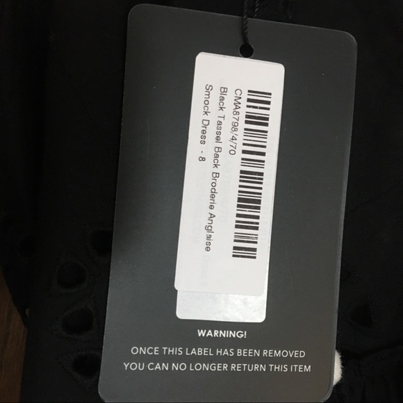 NWT PLT Tassel Back Eyelet Cut Dress - Picture 6 of 6